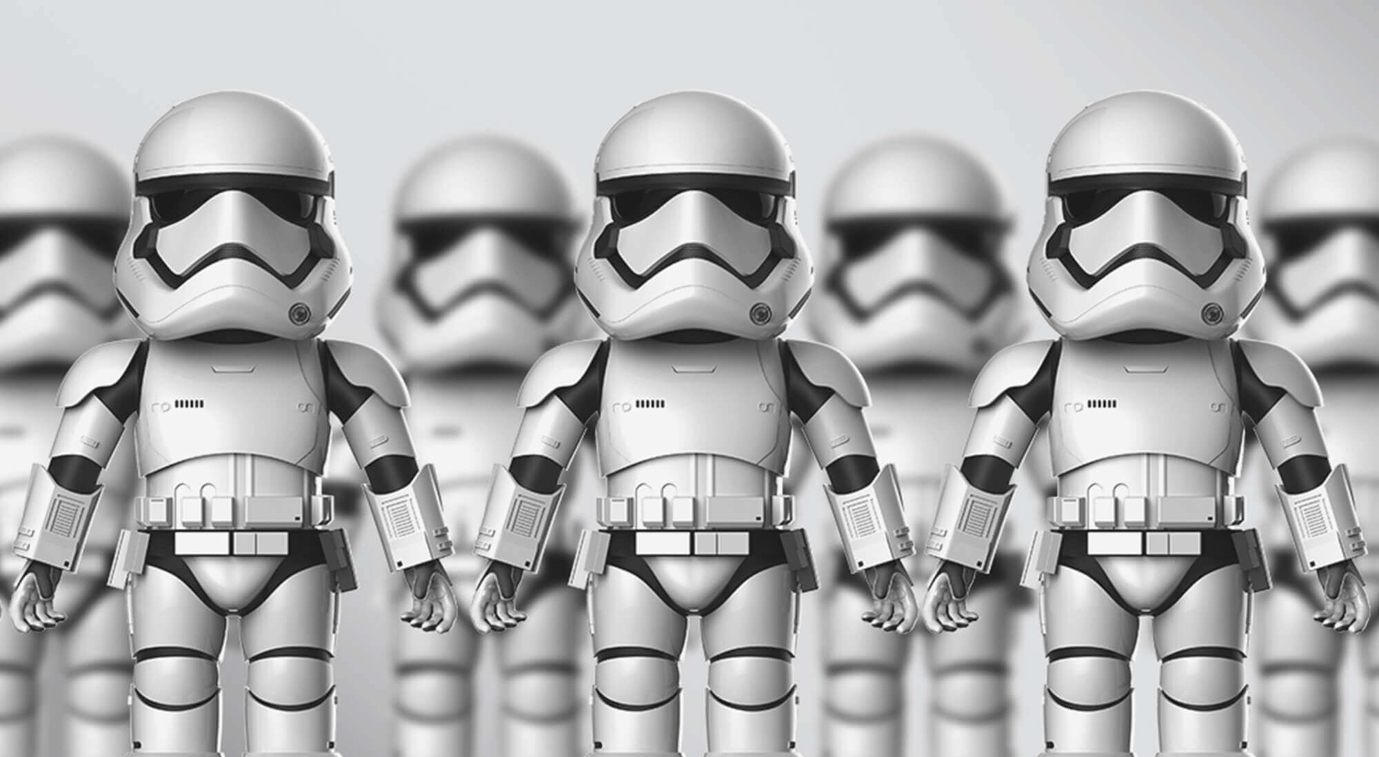 fusion Legitimationsoplysninger excentrisk STAR WARS FIRST ORDER STORMTROOPER ROBOT - CORE Advertising and Design  Agency